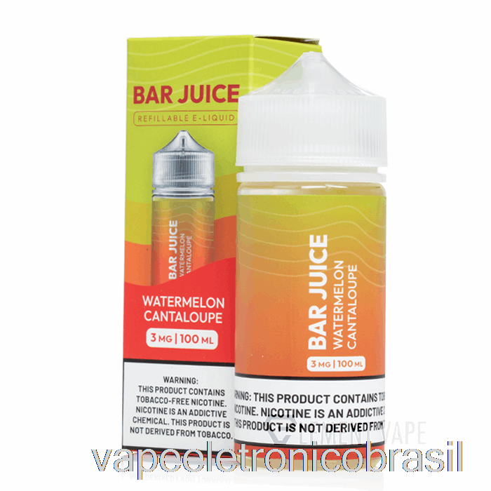 Vape Vaporesso Melancia Melão - Suco Em Barra - 100ml 3mg